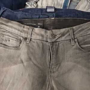 Armani Exchange Women's Skinny Jeans in Gray